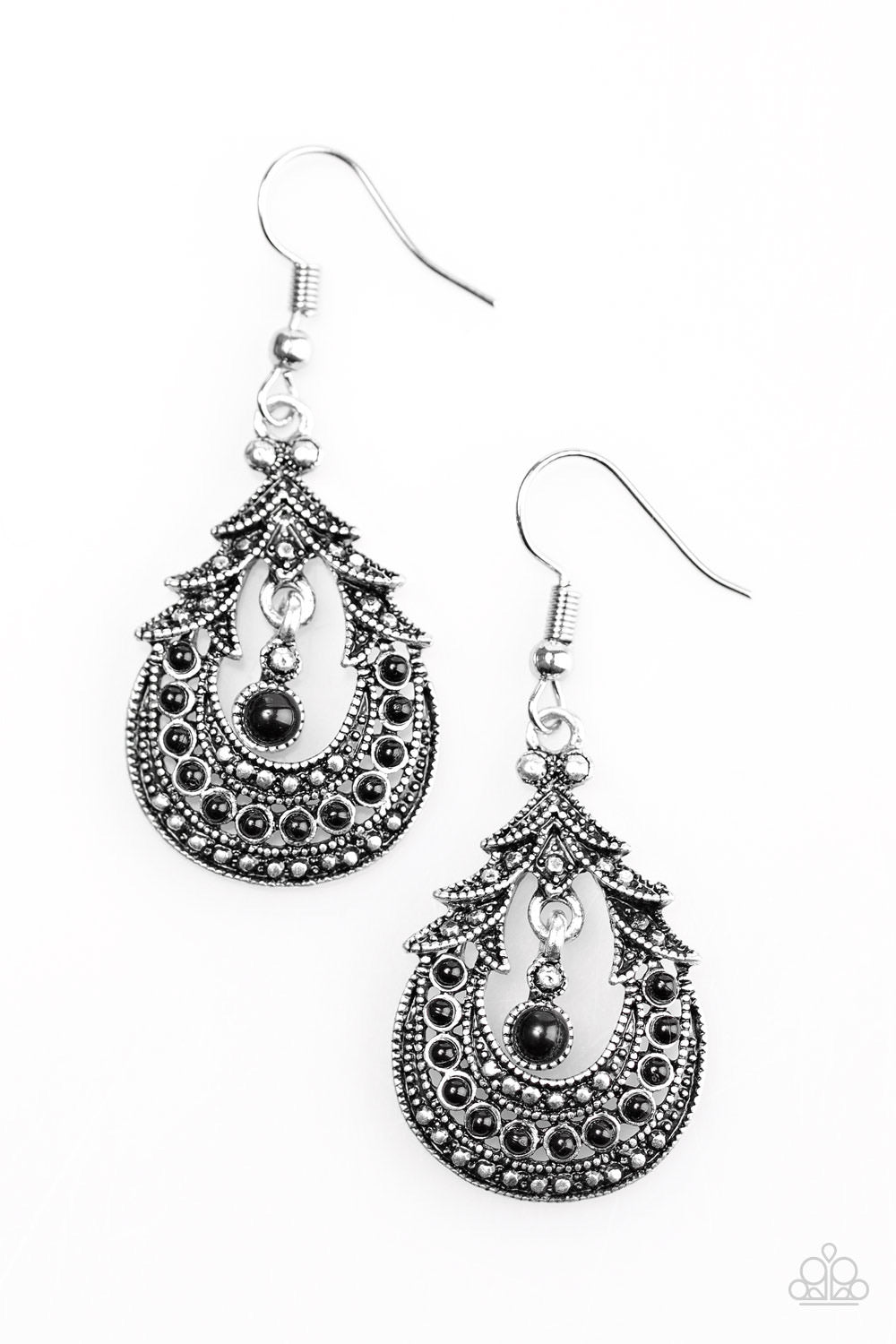 Paparazzi Earrings - Holi - Black