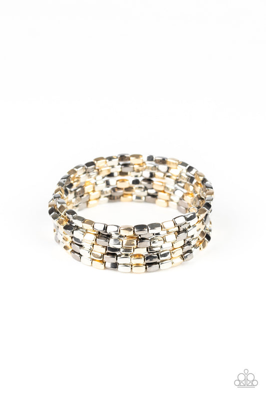 Paparazzi Bracelet - Stunningly Stacked - Multi