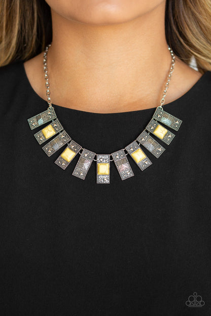 Paparazzi Necklace - The MANE Contender - Yellow