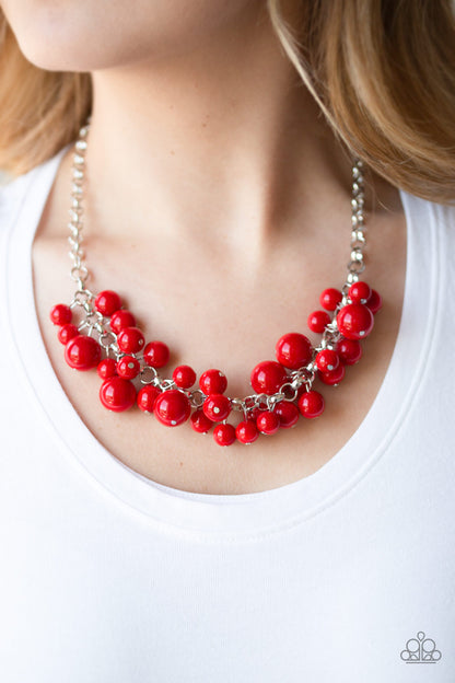 Paparazzi Necklace - Walk This BROADWAY- Red