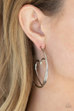 Paparazzi Earrings - Love At First BRIGHT - Silver
