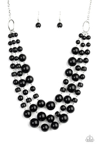 Paparazzi Necklace - Everyone Scatter! - Black