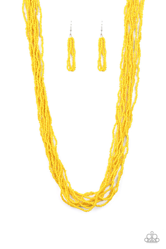 Paparazzi Necklace - Congo Colada - Yellow