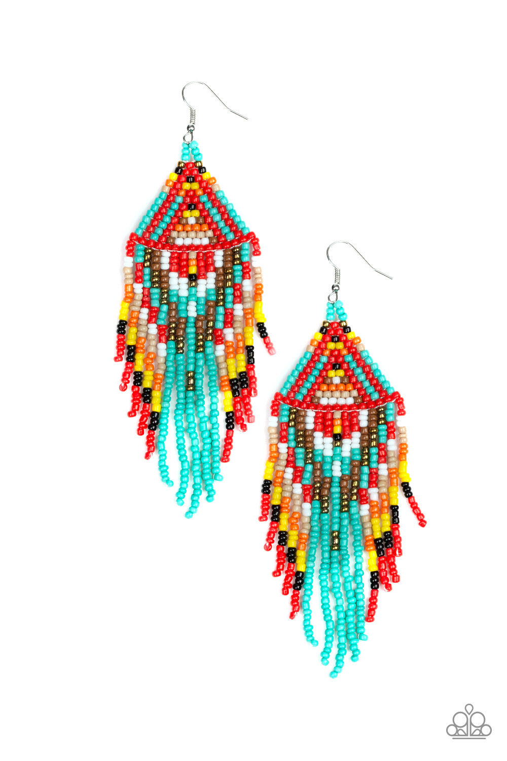 Paparazzi Earrings- Boho Blast - Blue