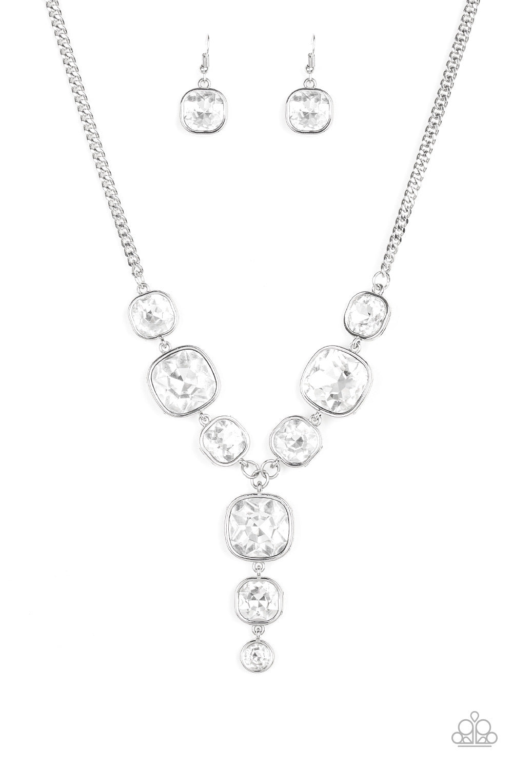 Paparazzi Necklace - Legendary Luster - White