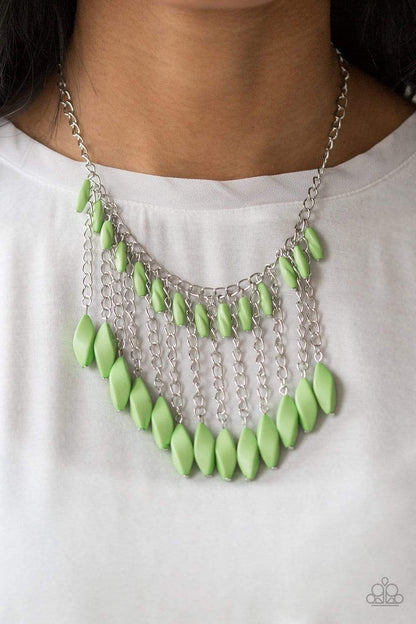 Paparazzi Necklace - Venturous Vibes-Green