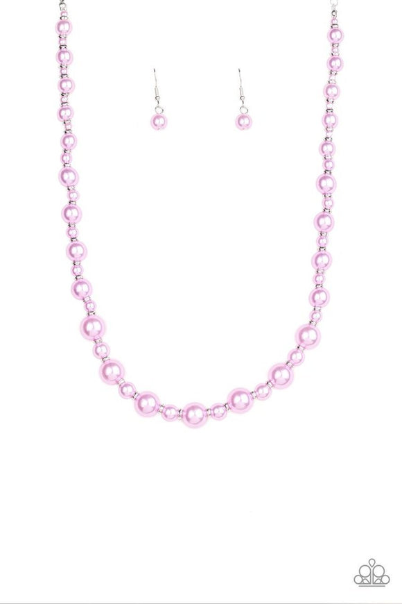 Paparazzi Necklace - Pearl Heirloom - Purple