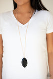 Paparazzi Necklace - Santa Fe Simplicity - Black